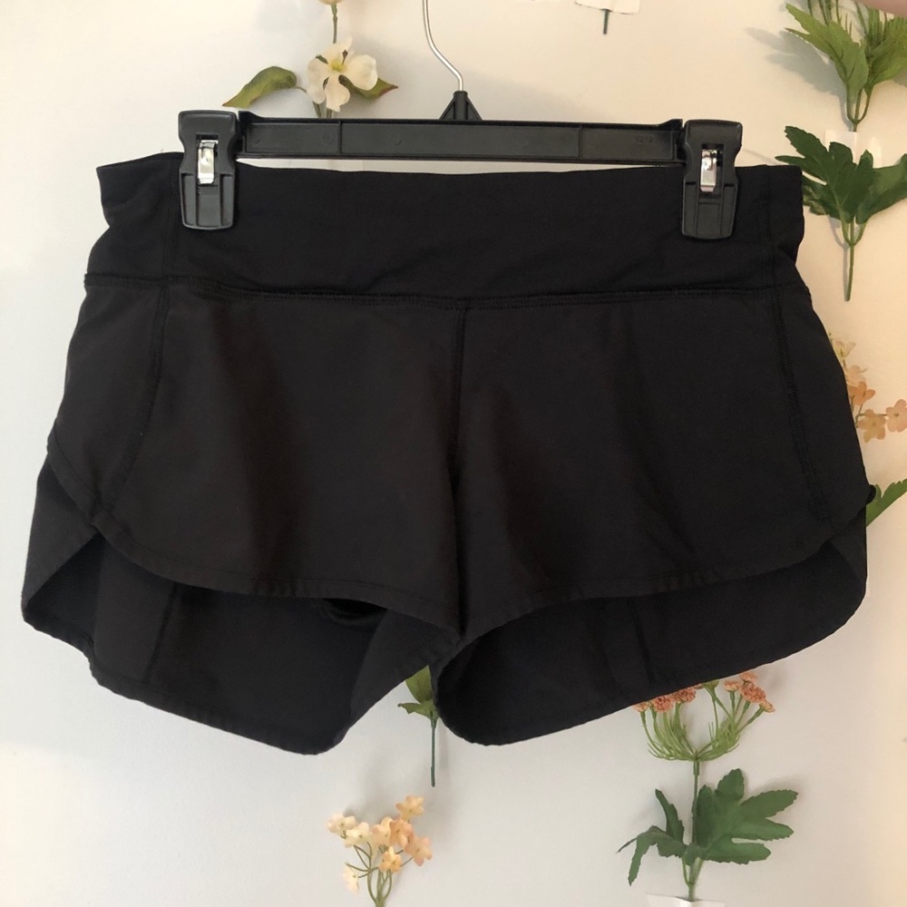 Black lululemon shorts